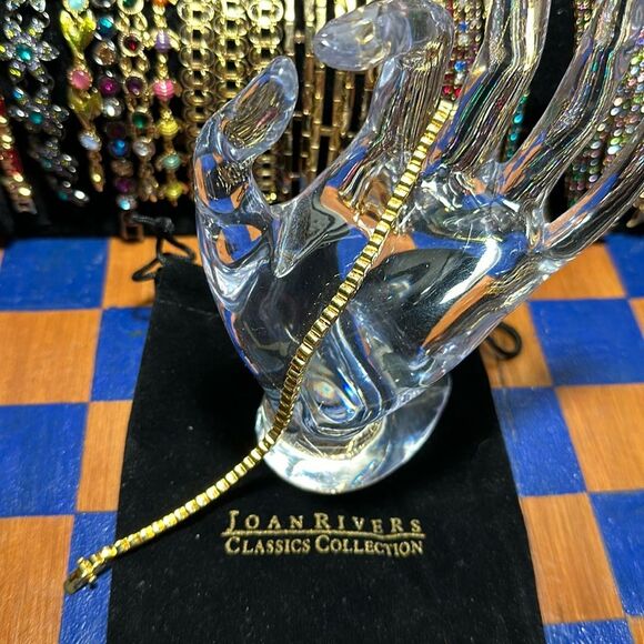 Joan Rivers Jewelry - JOAN RIVERS Goldtone Tennis Bracelet